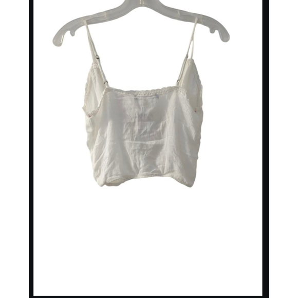 Brandy Melville White One Size Crop Top - Picture 2 of 4